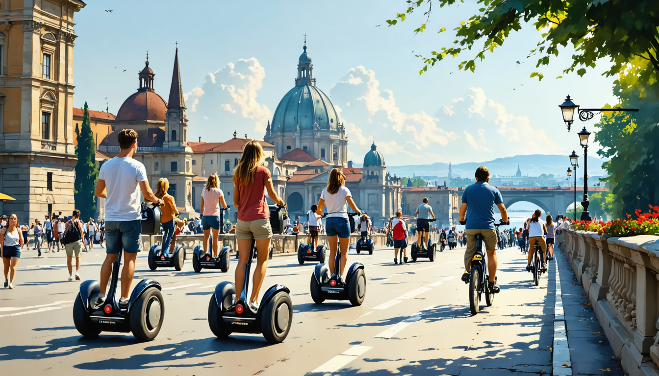découvrez l'excitation unique des balades en segway à turin, qui offrent une expérience immersive et dynamique, surpassant celle des balades à vélo. explorez la ville sous un nouvel angle et vivez des aventures inoubliables !