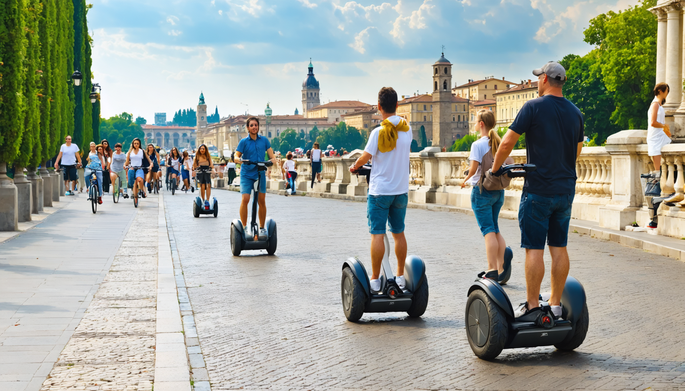 découvrez l'excitation des balades en segway à turin ! plus rapides et dynamiques qu'en vélo, explorez la ville sous un nouveau jour tout en profitant d'une expérience unique et ludique. que ce soit les monuments historiques ou les charmantes rues, le segway vous offre une aventure inoubliable.