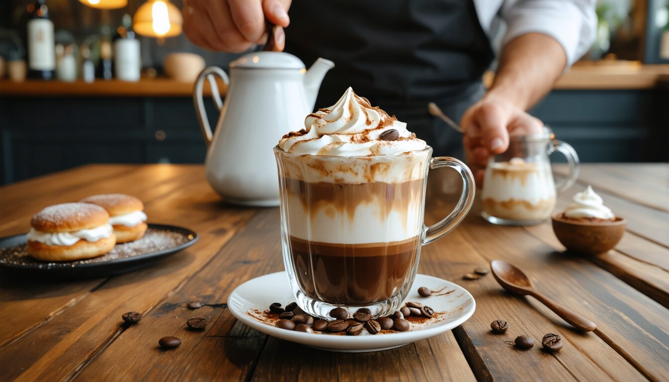 plongez dans l'univers du bicerin, cette délicieuse boisson italienne qui combine café, chocolat et crème. apprenez comment préparer cette recette incontournable qui transformera vos pauses café en un moment de pure gourmandise et de répit.