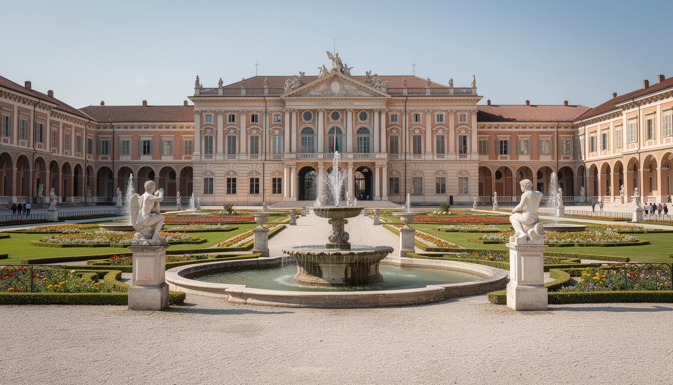 découvrez la reggia di venaria reale, le somptueux palais baroque souvent surnommé le versailles italien, situé aux portes de turin. explorez ses jardins majestueux, son architecture impressionnante et son riche patrimoine historique.