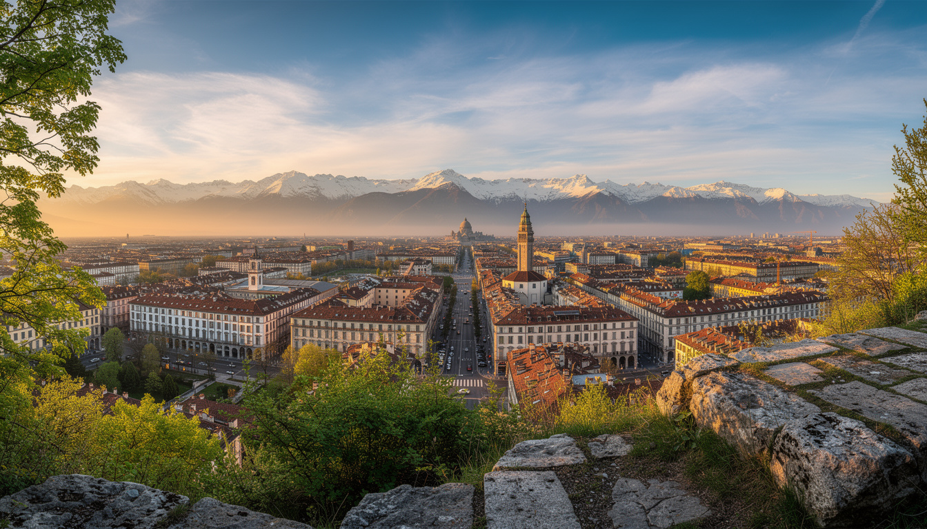 découvrez où admirer la plus belle vue panoramique sur turin et les alpes pour des paysages à couper le souffle et des moments inoubliables.