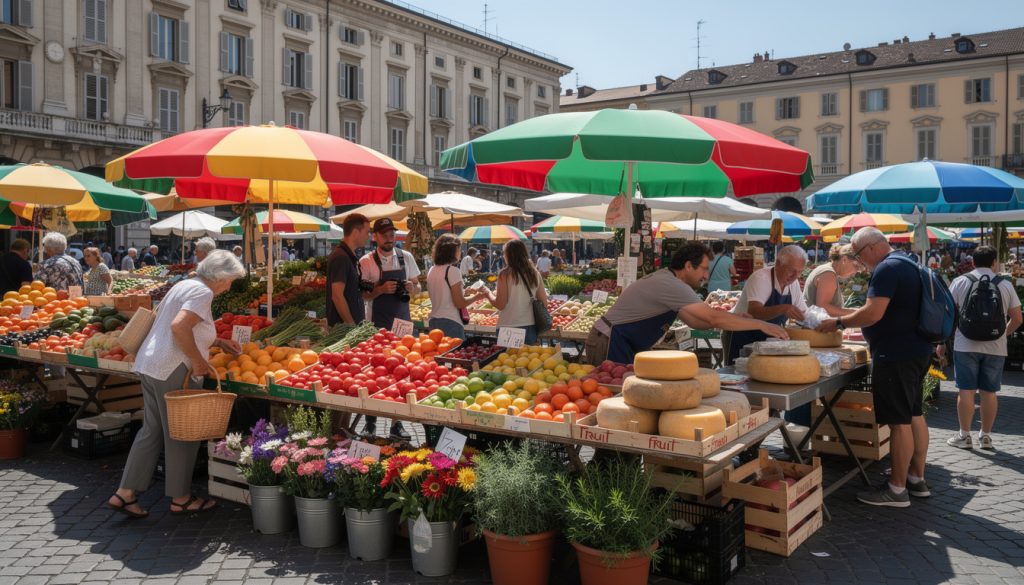 découvrez le marché de porta palazzo à turin, le plus grand marché en plein air d'europe, où se mêlent produits frais, spécialités locales, artisanat et une ambiance authentique.