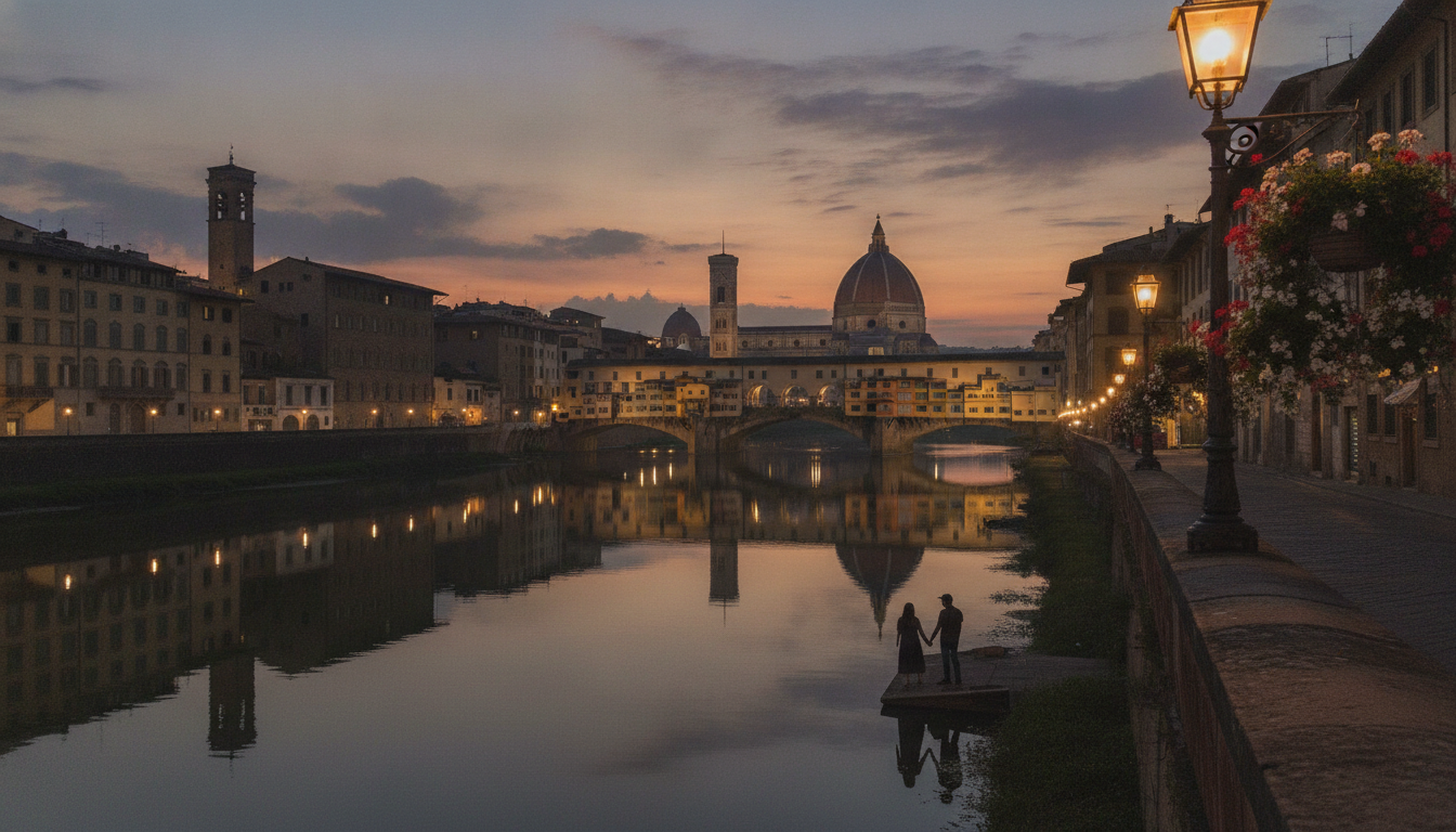 découvrez le meilleur itinéraire romantique pour explorer florence au crépuscule, en profitant des panoramas enchanteurs, des ruelles pittoresques et de l'ambiance magique au coucher du soleil.