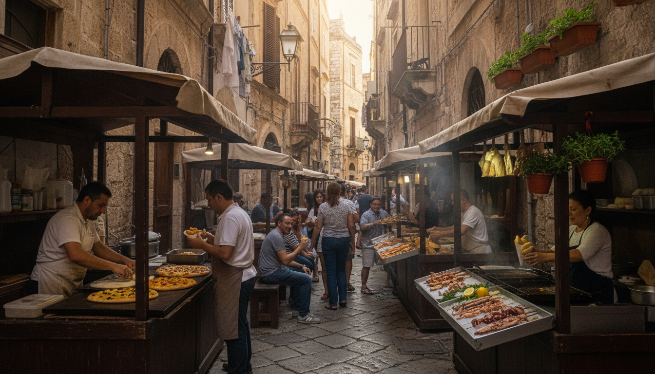 découvrez où déguster la meilleure street food et savourer l'authenticité locale dans les ruelles pittoresques de bari, une expérience culinaire inoubliable au cœur de la tradition italienne.
