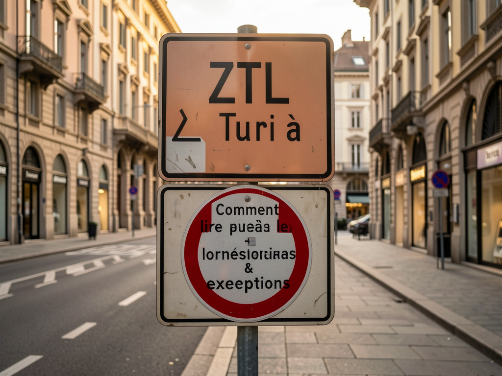 Comment lire les panneaux ZTL à Turin : horaires & exceptions
