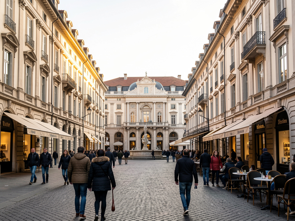 Itinéraires pédestres optimaux pour visiter le centre de Turin