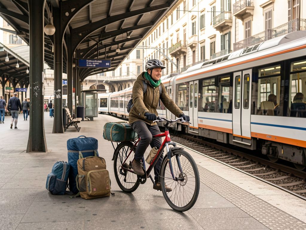 Quelles sont les meilleures options pour transporter un vélo en train depuis Turin